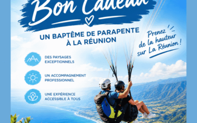 Offrir un baptême de parapente à La Réunion : une idée cadeau unique